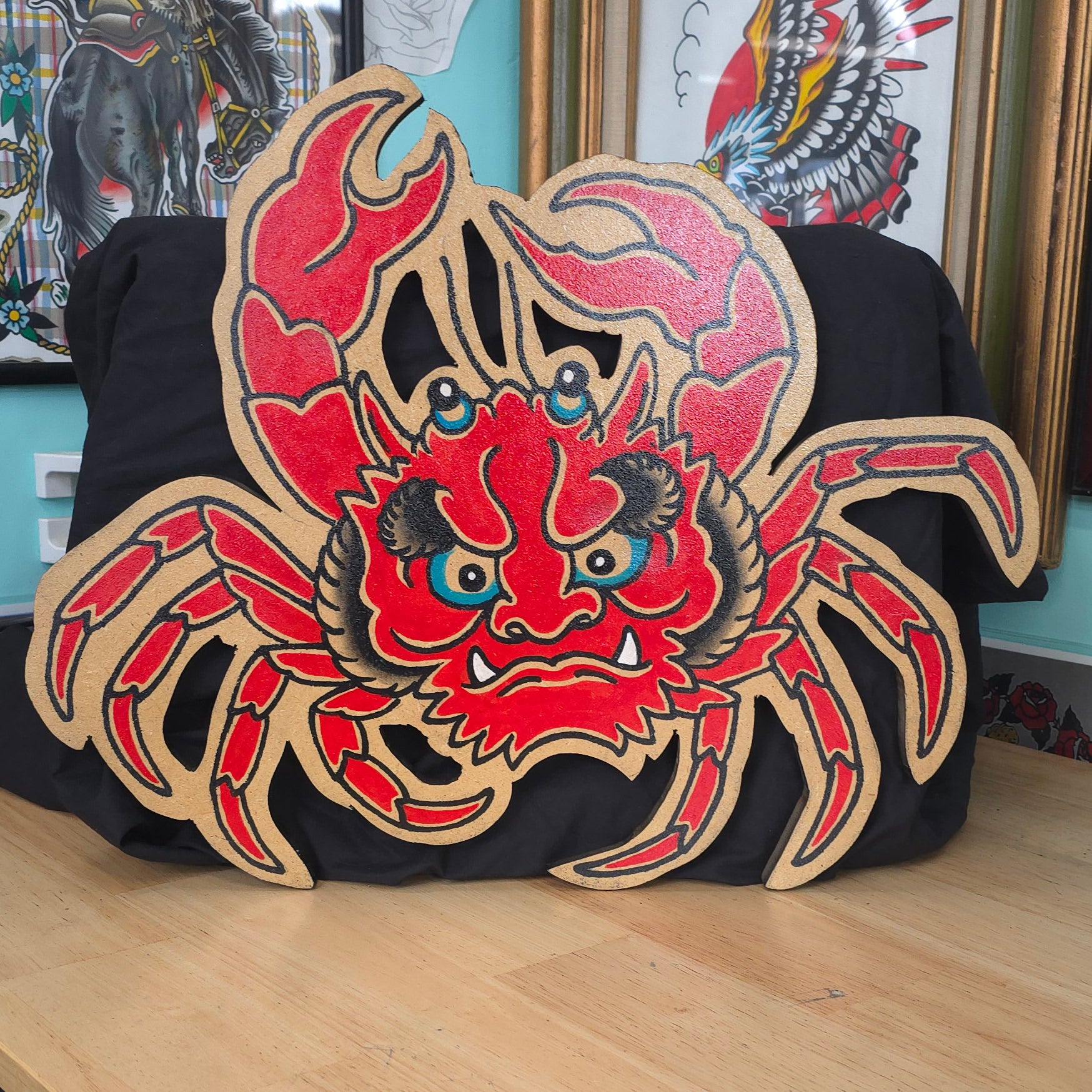 Sameri Crab Heikegani (Samurai Crab) Cut Out - Tattoo Art | Southbound Tattoo
